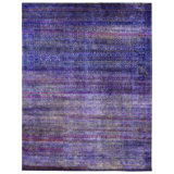 Purple Alchemy Traditional Silk Rug - 9'2"" x 12'3""