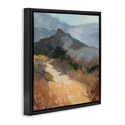 Cadre flottant Golden Trail Mountain View, design par Julia Purinton