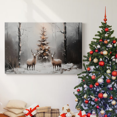 Art des Fêtes de Noël - Toile tendue avec châssis - Série 3-11