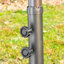 Parasol d'extérieur rectangulaire en acier 15 'Tayab-1404705914