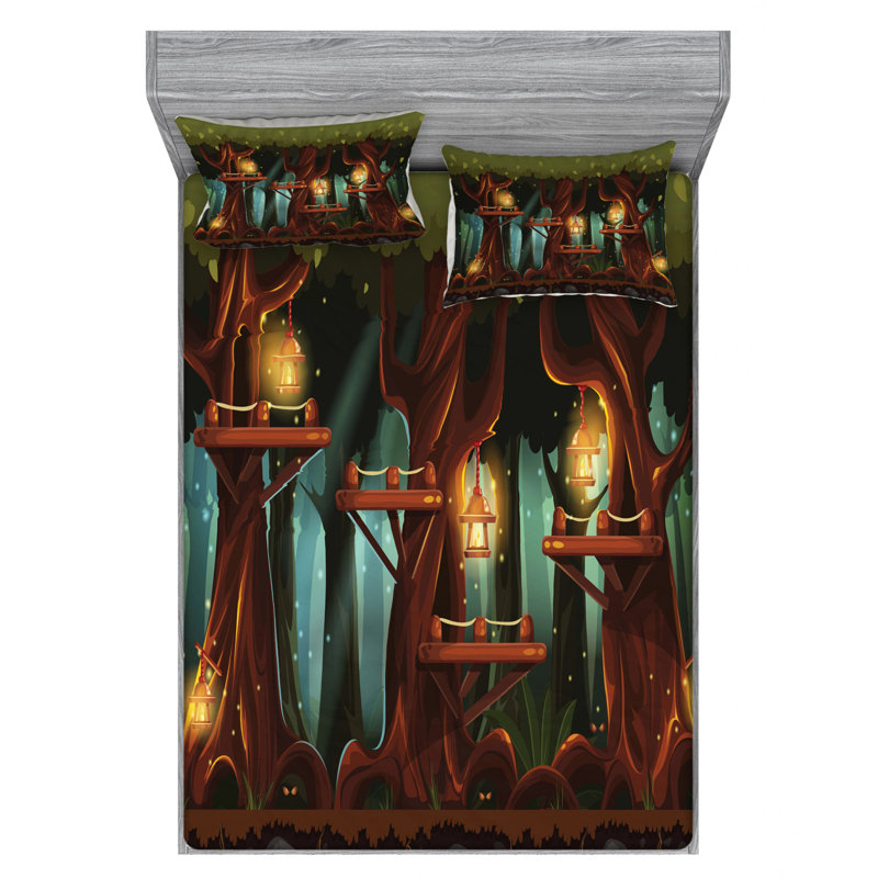 Microfiber Sheet Set, Full Sheet Set with Fitted Sheet