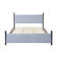 Structure de lit minimaliste, lit tapissier pour chambre à coucher