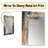 Gold and grey Modern shapes Minimalism IV - Shapes Decorative Mirror, Gold Large Wall Mirror, Printed Metal Art-510655971