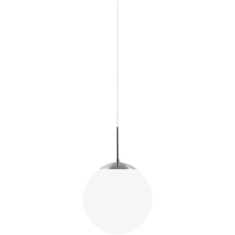 Cafe 1 - Light Chrome Sphere Pendant, 29cm H x 15cm W x 15cm D
