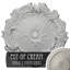 Médaillon de plafond Endurathane Southampton, DE 16 1/2 po x P 2 3/8 po, fini blanc ultra pur peint à la main-27784163