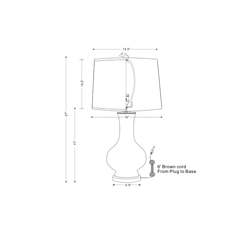 Dorothy Table Lamp, Cobalt