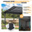 Abri d'auto extérieur en métal pour terrasse-125304323