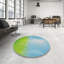 Tapis bleu/vert à motifs-977881376