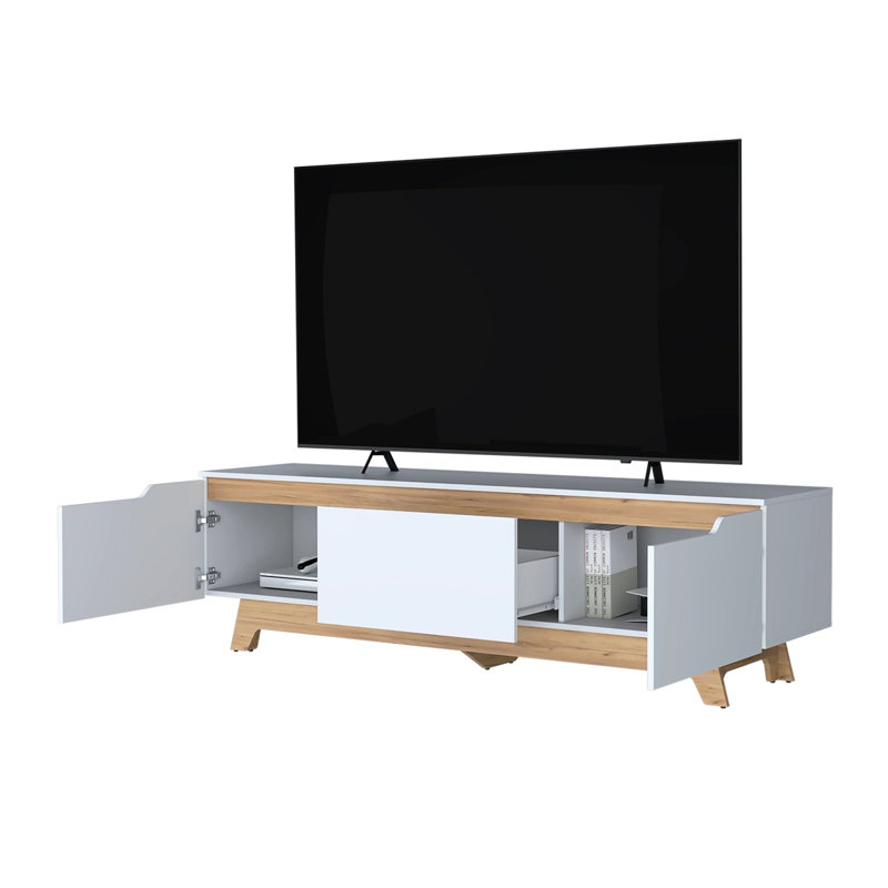 Meuble audio-vidéo avec 2 portes
