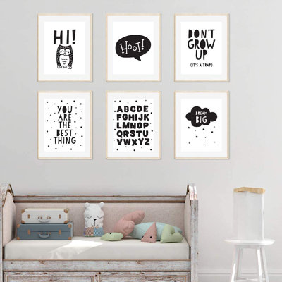 Delight Animals 6 - Piece Paper Print
