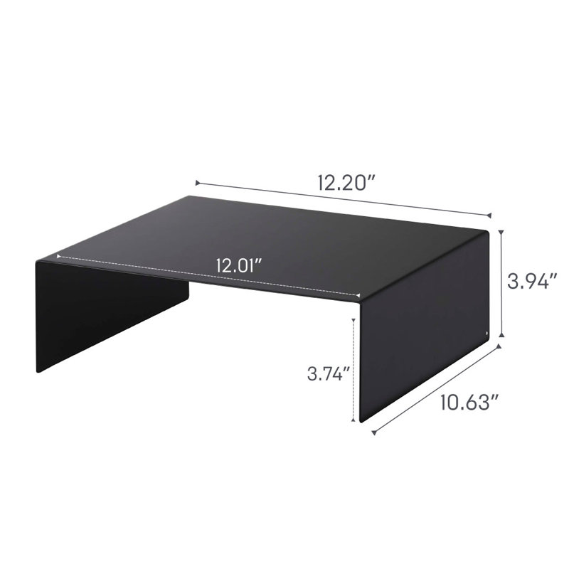 Black Steel Stackable Kitchen Helper Shelf Set