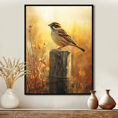 Stuart Morning Song Of The Sparrow Bird I - Bird Wall Art