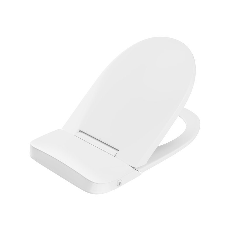 Toilette sans réservoir à chasse d'eau à sortie arrière 1 GPF avec réservoir intégré blanc brillant Hugo H
