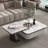 Simple light luxury rock panel coffee table-105835026