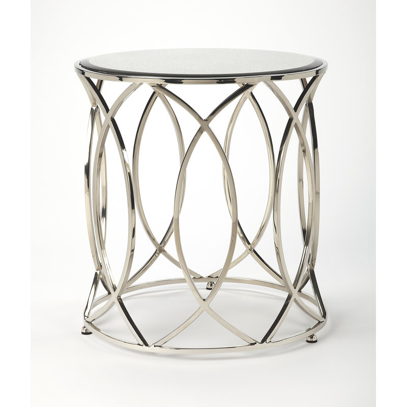 Desiree Mirrored End Table