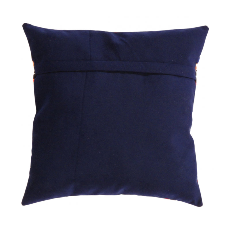 Coussin en velours réversible, H 16 po x l 16 po x P 3 po