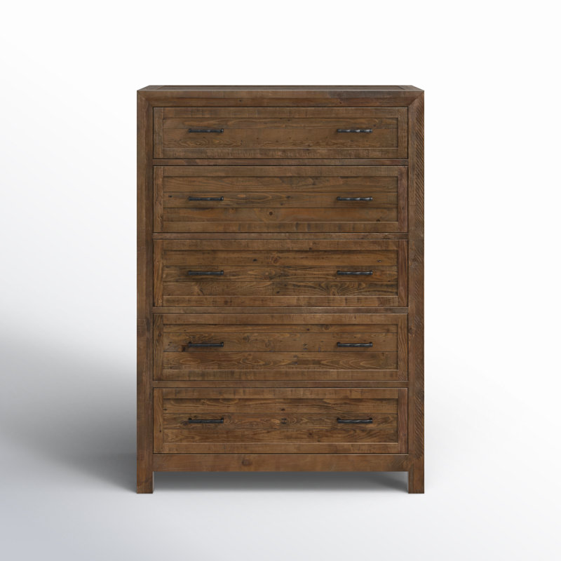 Craigsville Solid Wood 5-Drawer Dresser with Dovetail Joinery