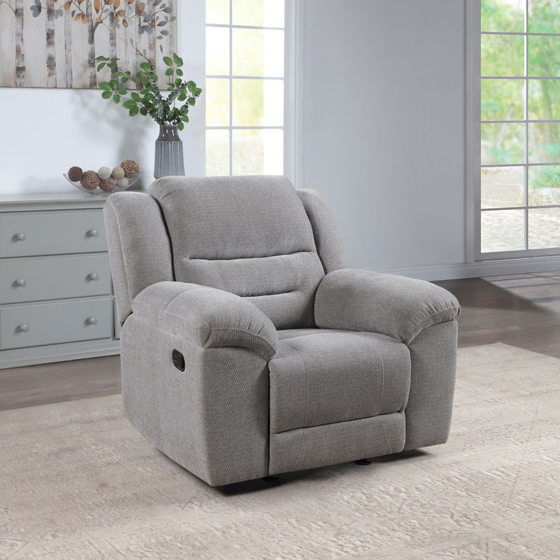 Fauteuil inclinable et oscillant gris Sebring