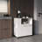 Eldon Two-Door Kitchen Base Cabinet Cart With Four Shelves, Side Shelves, Cabinet, Kitchen Storage-422608540