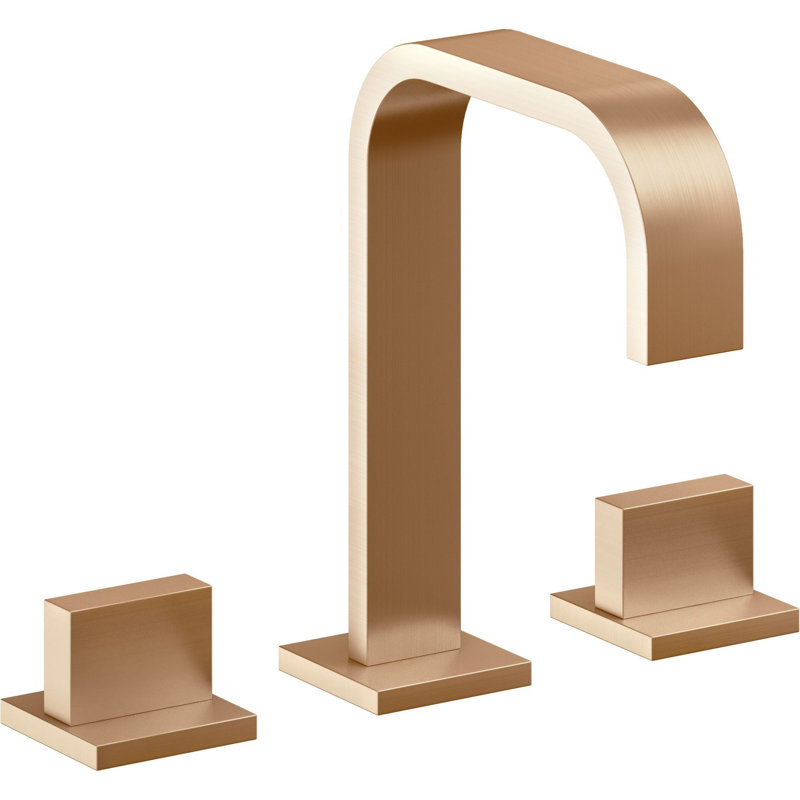 Mar 8" Widespread Lavatory Faucet, Satin Bronze