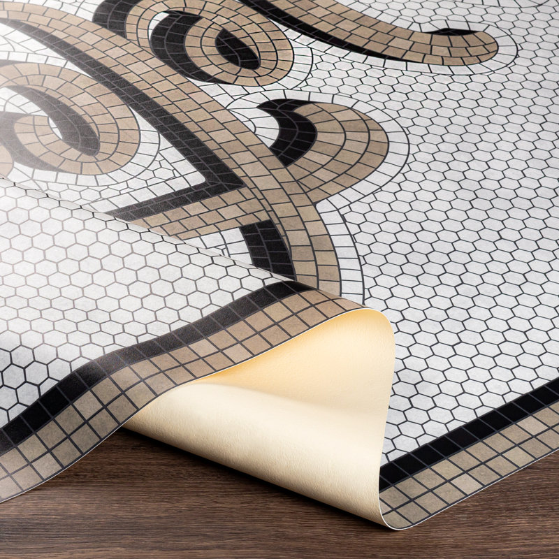 Tapis décoratif taupe Albelo-Sire, Rectangle de 2 pi x 3 pi