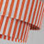 Ventilateur de plafond Tavi 20'' style bohème avec éclairage et télécommande, 4 lumières, structure en corde de papier orange et blanche, idéal pour le salon, la chambre ou la salle à manger.-130807085