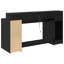 Desk Black Oak 55x91 Cm Engineered Wood-320120566