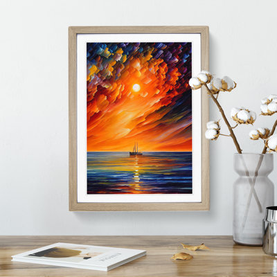 Boats Under the Sunset No.2 - Wall Art