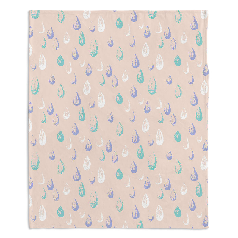 Couverture météo Raindrops, 68 po x 80 po