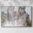 Toile avec cadre flottant argent