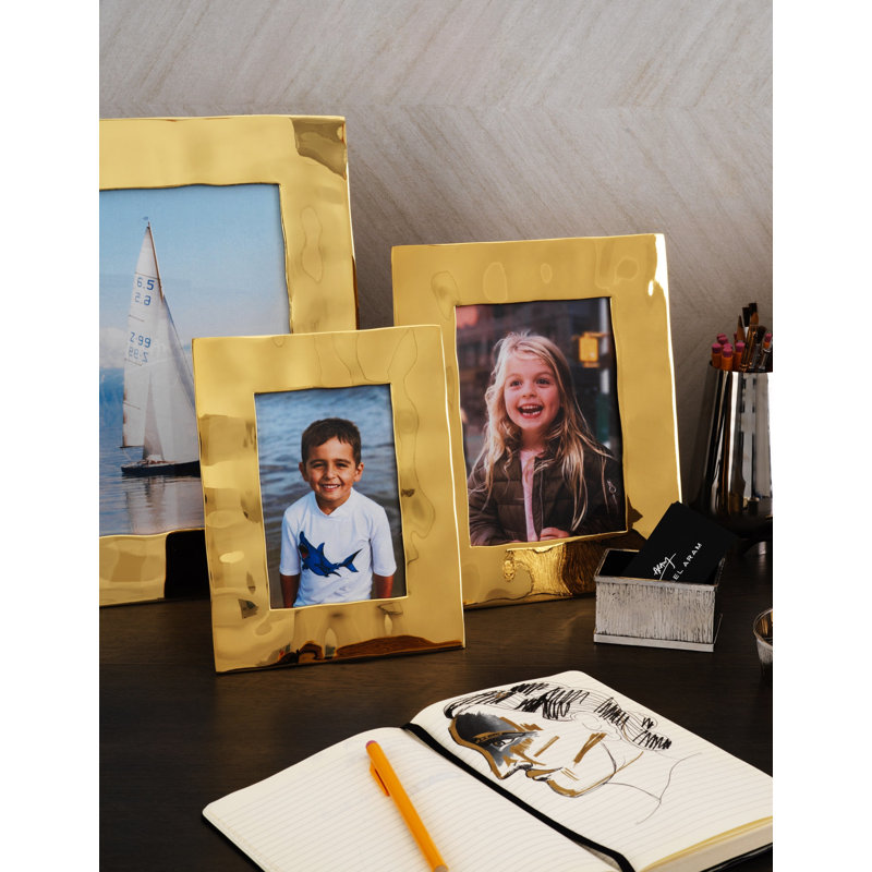 Reflective Frame, Gold, 8" x 10"