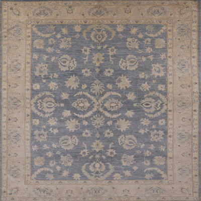 Tapis bleu / beige Jhirayr