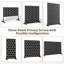 Écran d'intimité 72 po, panneaux d'intimité décoratifs autoportants pour balcon, cour et jardin-116177586