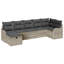 287.5cm Wide Patio Sofa with Cushions
