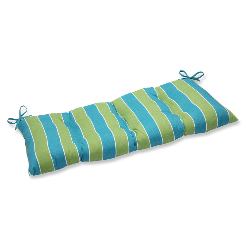 Coussin d’intérieur/d’extérieur causeuse Baggett, Indigo