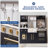 Large Preschool Kitchen Playset, Large Wooden Play Kitchen with Oven, Refrigerator, Coffee Machine and Microwave , Realistic Toddler Kitchen Set-128980107