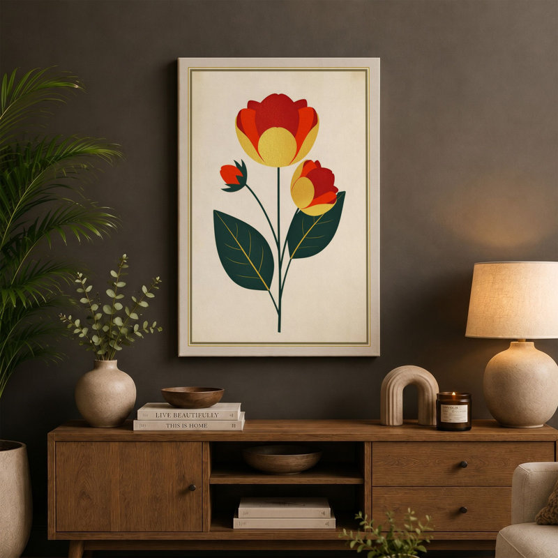 Print, 24x16 - 61.0 x 40.6 cm, Teal Border