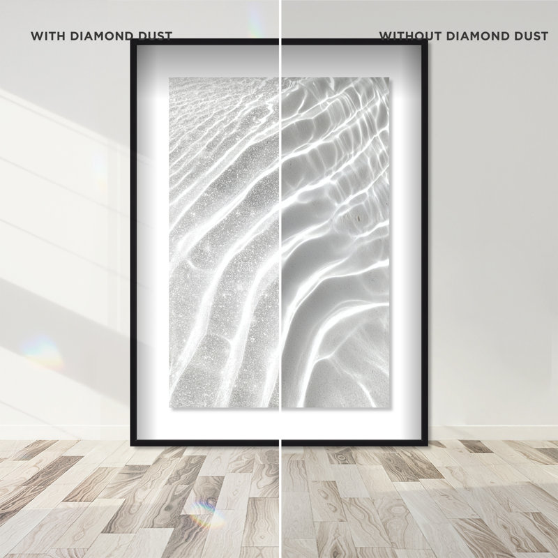 Water Ripples I Print by Oliver Gal, 37.5" H x 25.5" W, Black Shadowbox