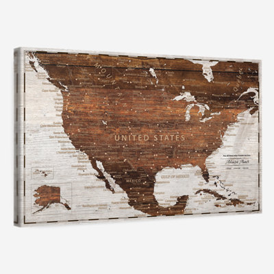 Épingle en bois clair USA Alvertia