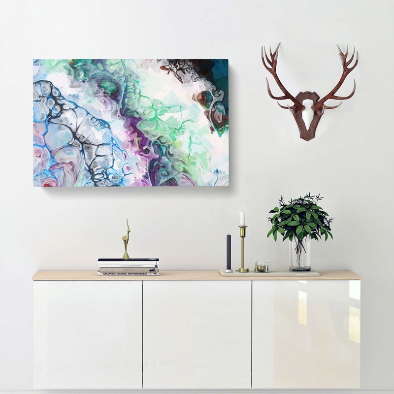 Free Dreams In Abstract - Wrapped Canvas Painting, 60cm H x 91cm W x 3cm D