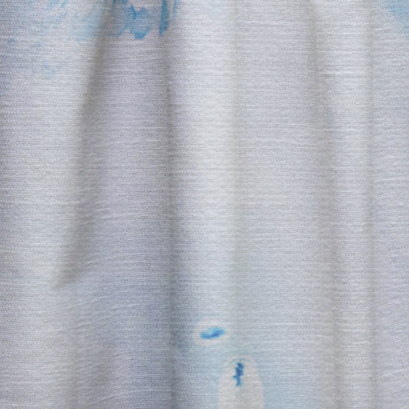 Panneau de rideau simple semi-diaphane avec passe-tringle Abstract, L 52 po x L 95 po