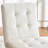 Modern Upholstered Parsons Chair Linen Fabric Tufted Dining Chairs Armless Side Chair Vanity Chair-112556282