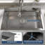 Évier de cuisine encastré 33 po x 22 po x 9 po, cuve simple avec robinet escamotable, planche à découper, égouttoir à vaisselle-124391558