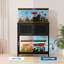20-29 Gallon Metal Fish Tank Stand - 330LBS Capacity with Power Outlets & LED Light, 30.7"L x 15.7"W-503218942