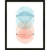 Love In Pink And Blue Print by Allison Rietta