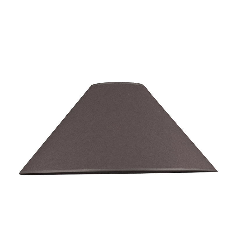 Ralls 30cm H Cotton Empire Lamp Shade, Taupe Grey
