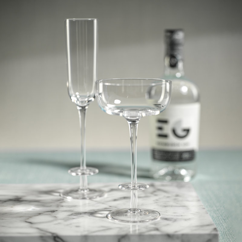 Ensemble de 4 verres à champagne Ganvie