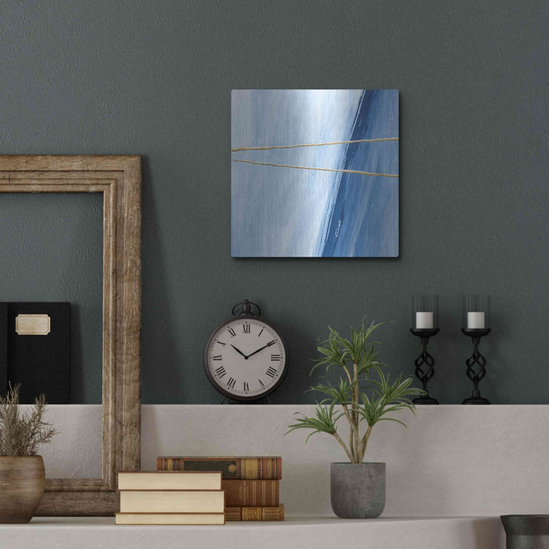 Brayden Studio® «Geometrics II» par Chris Paschke, art mural en métal, H 12 po x l 12 po