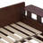 Daybed With Removable Desk - Storage Drawers & Hydraulic Side Table-1393205968-1393205969