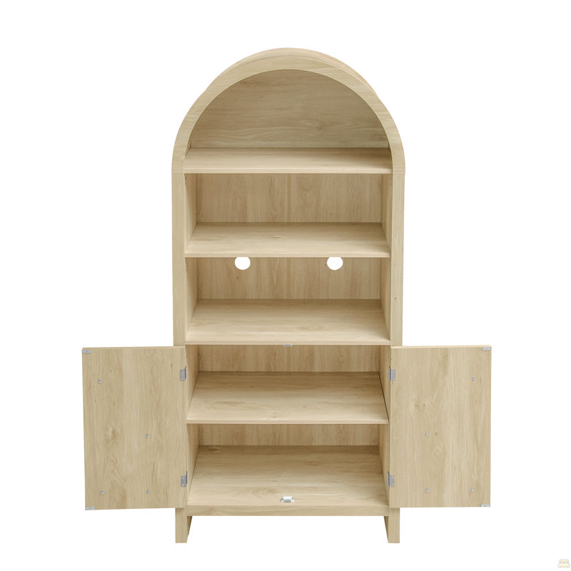 Garde-manger arqué, armoires de rangement en bois